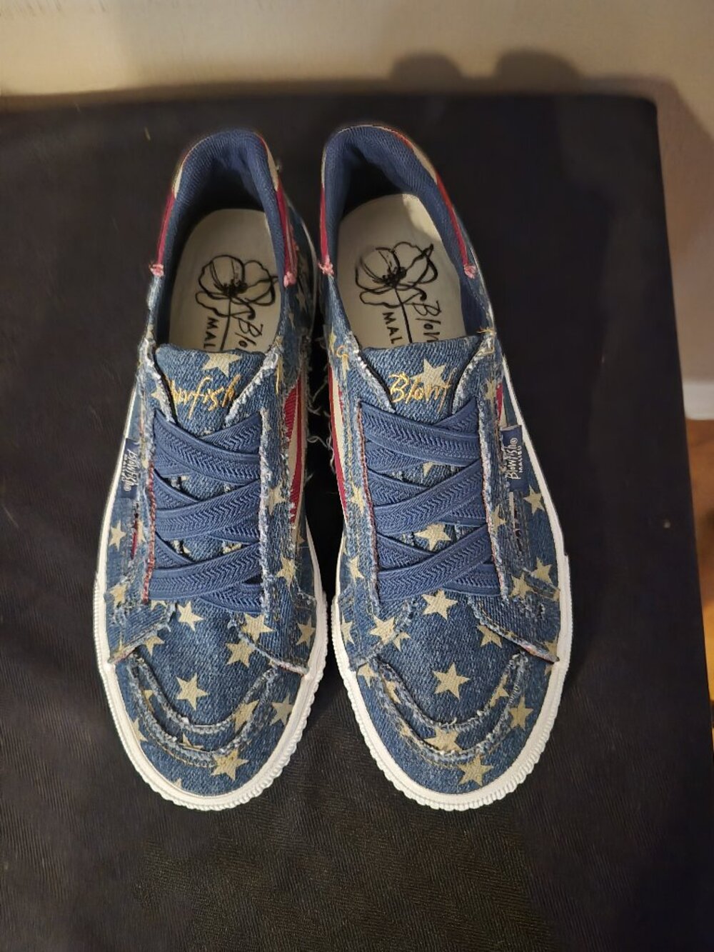 Blowfish Malibu Patriotic Tennis Shoes Size 9M